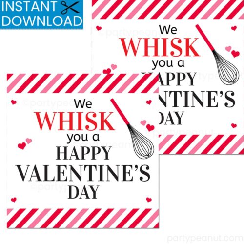 Whisk Valentines Day Gift Tags