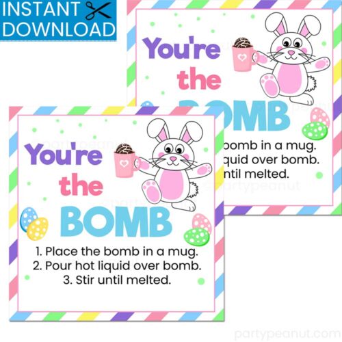 You're The Bomb Easter Gift Tags