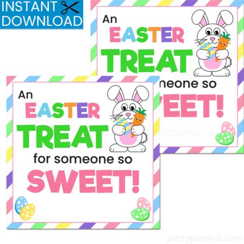 Easter Treat For Someone Sweet Tags