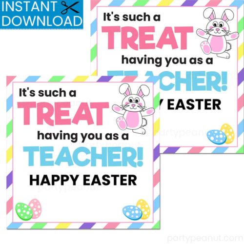 Easter Treat Having You As Teacher Tags