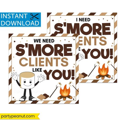 S'more Clients Like You Gift Tag