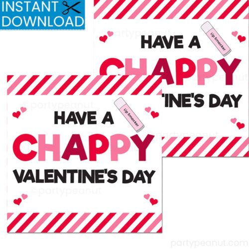 Chappy Valentines Gift Tags